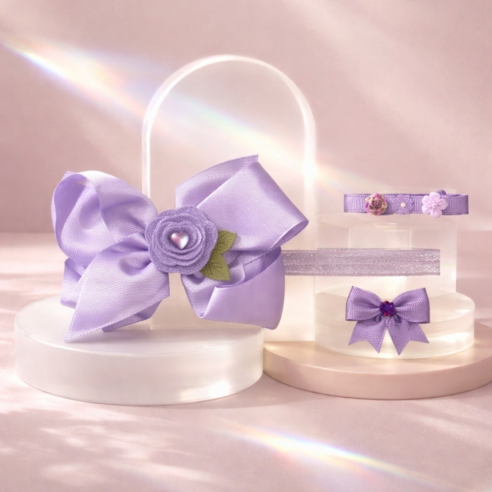 New Handcrafted Headband Clips Toddler Baby Girl Hair Accessories